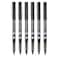 Pilot V5 Hi-Tecpoint 0.5mm Roller Ball Pen, Black, 6 PCS