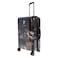 Superman 8 Wheel Luggage Hard Trolley, Large, Black, 75cm