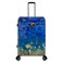 Superman 8 Wheel Luggage Hard Trolley, Medium, Blue, 65cm