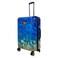 Superman 8 Wheel Luggage Hard Trolley, Medium, Blue, 65cm