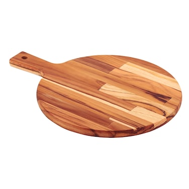 Tramontina, Wooden Round Kitchen Pizza Board with Handle, 40x28cm