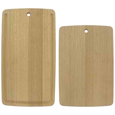 Tramontina Wooden Cutting Board Set, Beige, 34x28cm