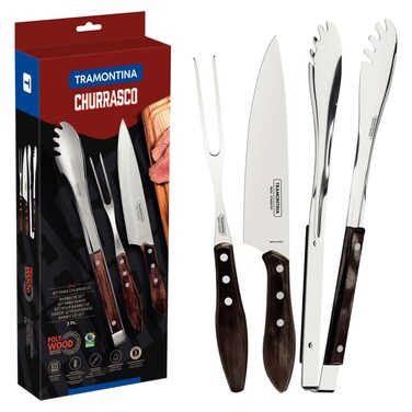 Tramontina Churrasco, 3 Pcs Barbecue Set