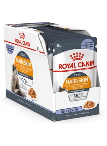 Royal Canin Feline Care Nutrition Intense Beauty Jelly 12X 85Gm Cat Wet Food Pouches