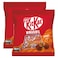 Nestle KitKat Miniatures Caramel Chocolate Coated Wafer, 99g Pack of 2