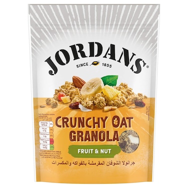 جوردانز غرانولا الشوفان المقرمشة بالفواكه والمكسرات، 370 غرام