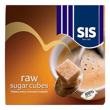 SIS Raw Sugar Cubes, 500g