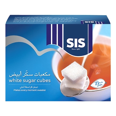 SIS White Sugar Cubes, 500g