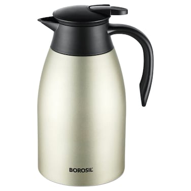 Borosil, Vacuum Teapot, Oyster, 1.5L