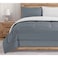 Valentini Comforter Set, Dark Grey, 200x220cm