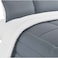 Valentini Comforter Set, Dark Grey, 200x220cm