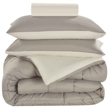Valentini Comforter Set, Ivory, 160x220cm