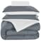 Valentini Comforter Set, Dark Grey, 160x220cm