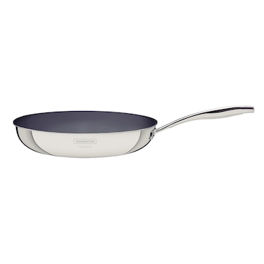 Tramontina Grano, Stainless Steel Ceramic Coated Frying Pan, TecnoHeat, 3 Ply, 30cm