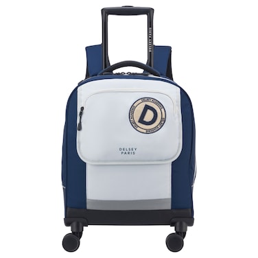 ديلسي حقيبة العودة إلى المدرسة 2025 بأربع عجلات مزدوجة _نايفي_