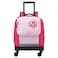 Delsey Back To School 2025 4 Double Wheel Trolley Bag, Pink