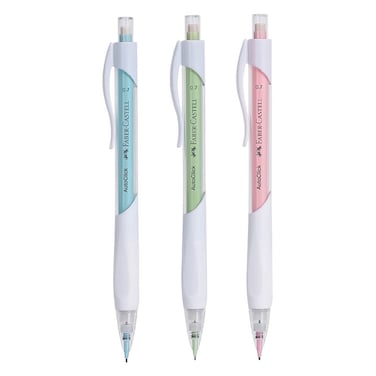 Faber-Castell Auto Click Mechanical Pencil, 3 PCS