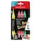 Faber-Castell Black Edition Shake and Paint Neon Acrylic Markers, 4 PCS