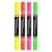 Faber-Castell Black Edition Shake and Paint Neon Acrylic Markers, 4 PCS