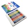 Maxi Classic Hexagonal Pencil, 12 PCS with Triangular Colour Pencil, 12 PCS and Wax Crayons, 12 PCS