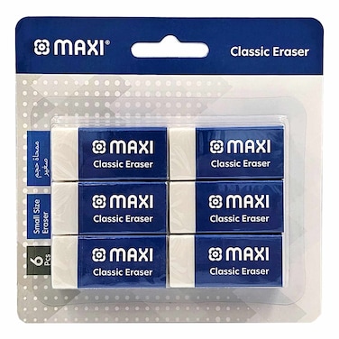 Maxi Classic Eraser, 6 PCS