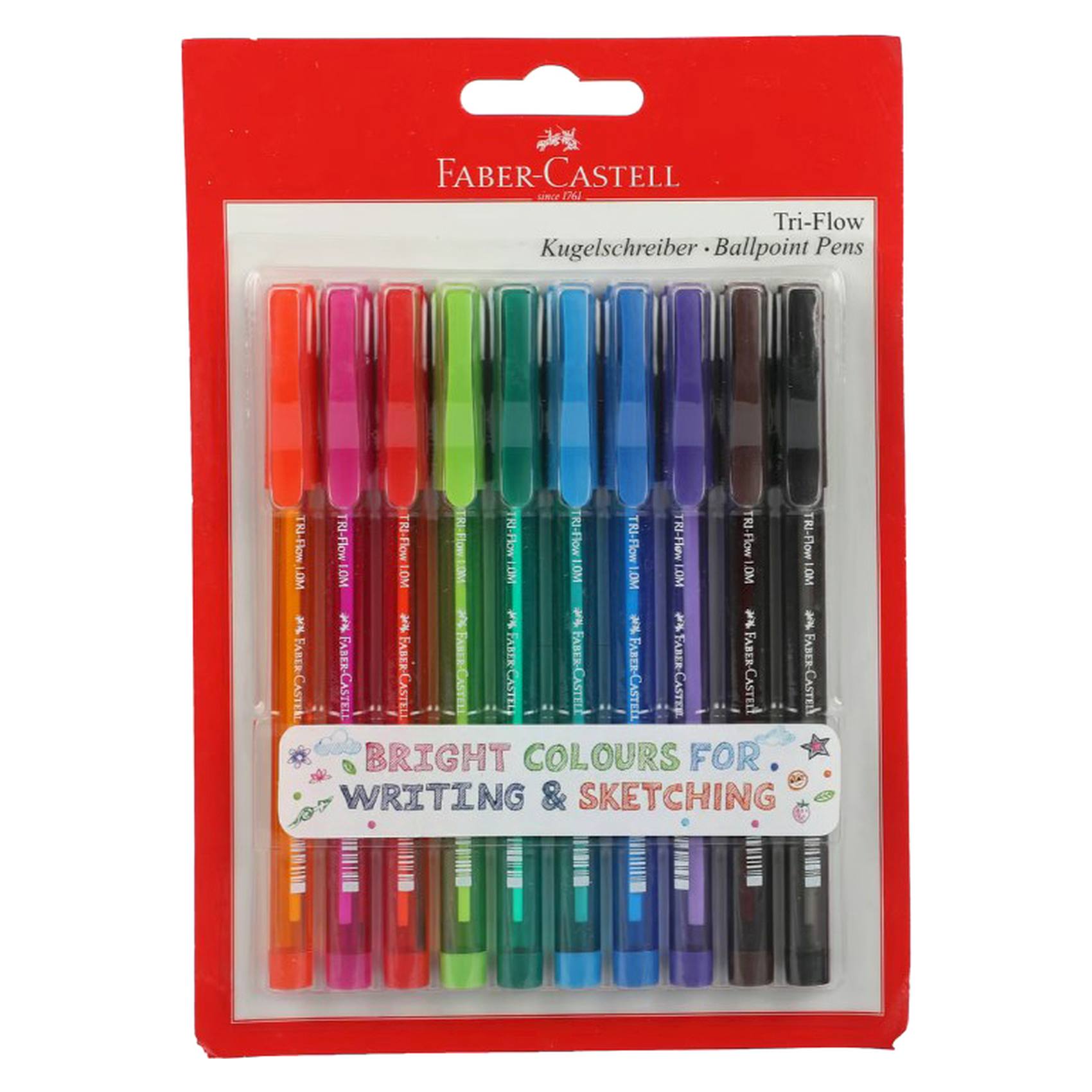Buy Faber-Castell Tri Flow Ball Points Pen Online Carrefour UAE