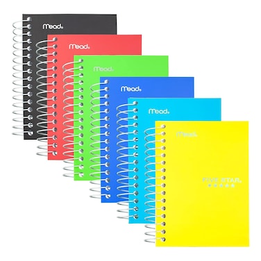 Mead Five Star Spiral Notebook, 200 Sheet