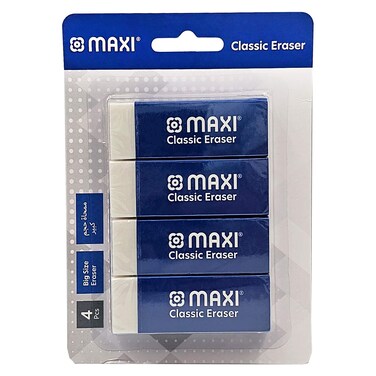 Maxi Classic Eraser, 4 PCS