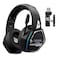Transformers TF-G10 Wireless Bluetooth Over-Ear Headphone, Black