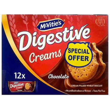 McVitie's Digestive Creams Chocolate Biscuit, 480g