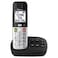 Panasonic Digital Cordless Phone KX-TGU430, Black and Silver, 2.1 inch, Bluetooth, Wi-Fi