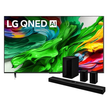 LG 86 inch QNED evo AI QNED86 MiniLED 4K 120Hz Smart TV AI Magic remote Dolby webOS25 2025 with Soundbar, S75TR