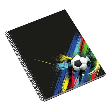 Ambar Inverse Teen A4 Hard Cover Lined Notebook, 25 Sheet