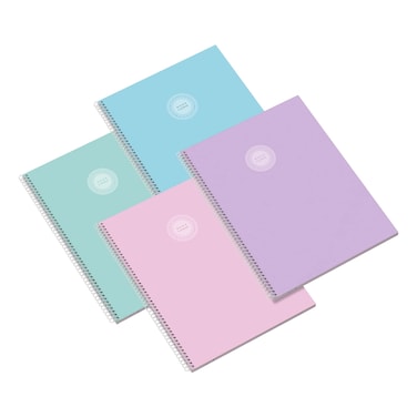 Ambar Moonflower Campus A4 Spiral Notebook, 25 Sheet