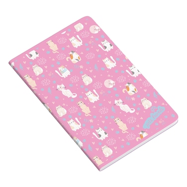 Ambar Pet Friendly Lovely Meow A4 Stapled Notebook, 25 Sheet