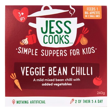 جيس كوكس خضار فاصوليا حارة 3 سنوات فأكثر، 240 غرام