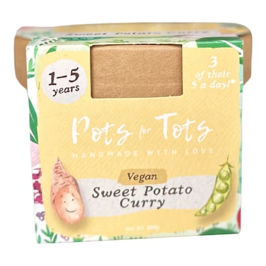 Pots for Tots Sweet Potato Curry, 1-5 Years, 200g
