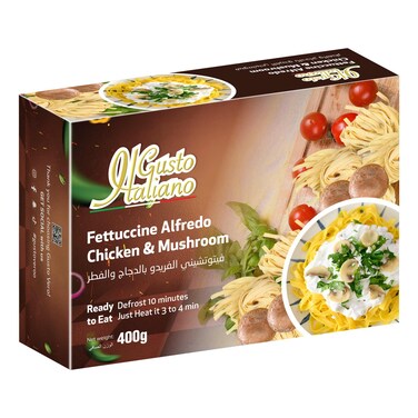 Gusto Italiano Fettuccine Alfredo Chicken and Mushroom, 400g