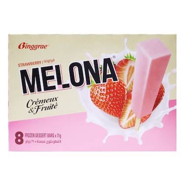 Binggrae Melona Strawberry Frozen Dessert Bars, 576g
