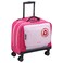 Delsey Back To School 2025 4 Double Wheel Soft Luggage Trolley Bag, Pink 1