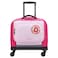 Delsey Back To School 2025 4 Double Wheel Soft Luggage Trolley Bag, Pink 1
