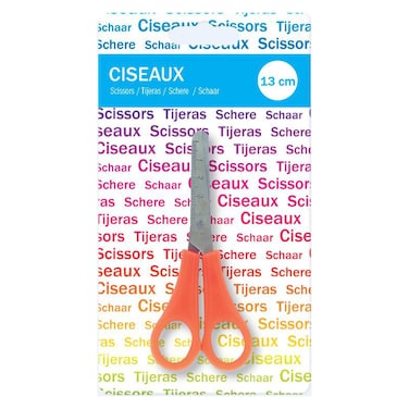 مقص طلابي برأس دائري، 13 سم