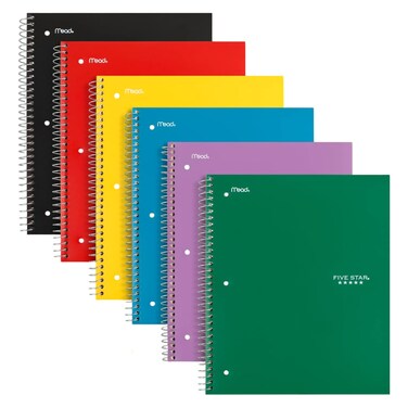 Mead Five Star 1 Subject Notebook