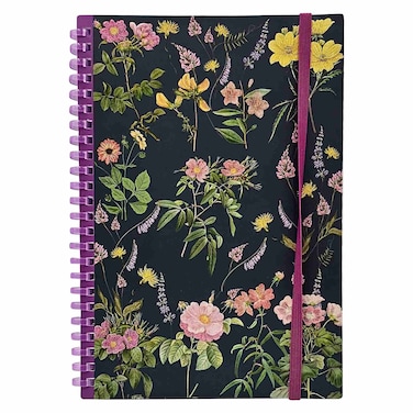 Maxi Floral Printed Notebook, 80 Sheet