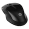 HP 250 Dual Mode Bluetooth Wireless and USB-A Mouse, Black, Ambidextrous, 1600 dpi