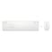 HP 650 Wireless Keyboard and Mouse Combo, White, 4000 dpi, Plunger Switch Keys
