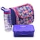 Maxi Insulated Lunch Bag Set with Lunch Box and Water Bottle, Purple