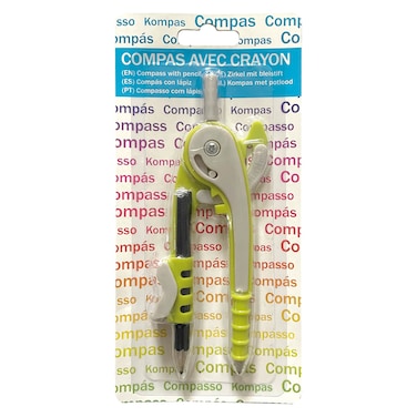 Safety Tip Plastic Compass