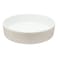 Mento White Ceramic Serving Bowl, 17.5 Cm