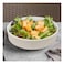 Mento White Ceramic Serving Bowl, 17.5 Cm